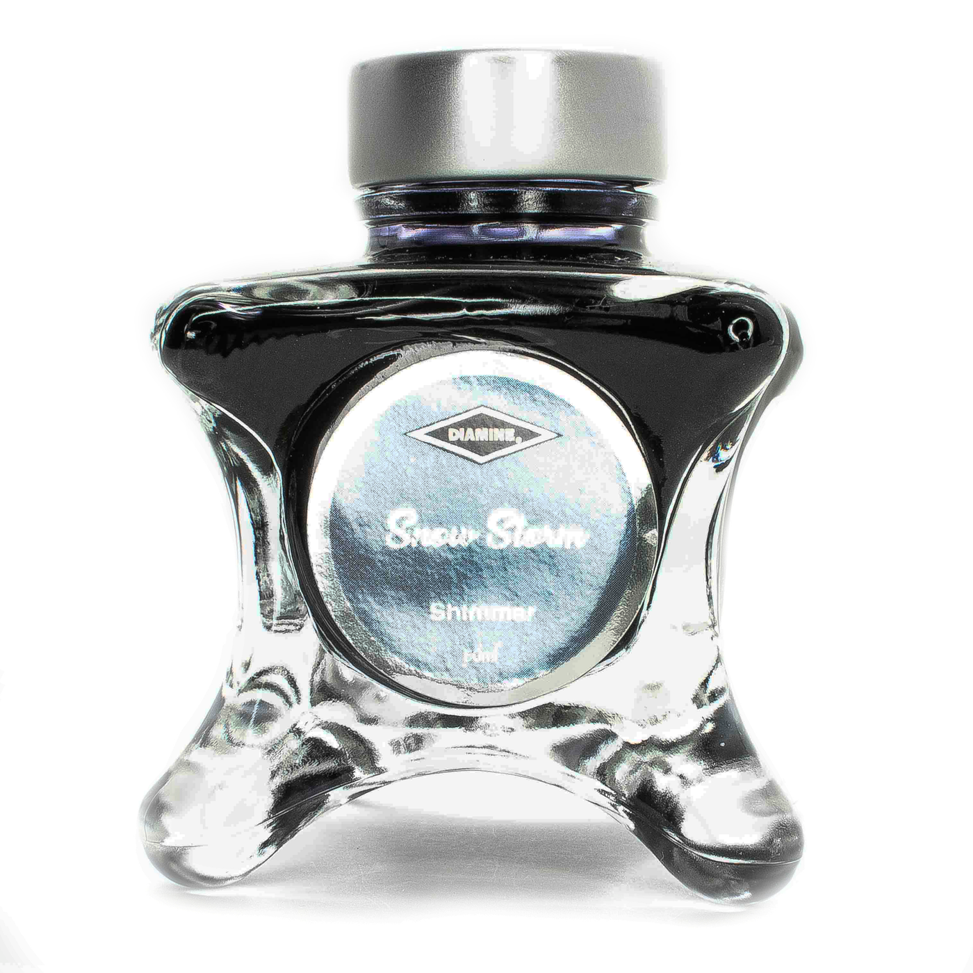 Made in England since1864. Due to the very fine quality . the glass bottle is very unique and Beautiful with 4 legs and 4 smaller protruding arms in its rounded squared design its These inks are for wordsmithing.