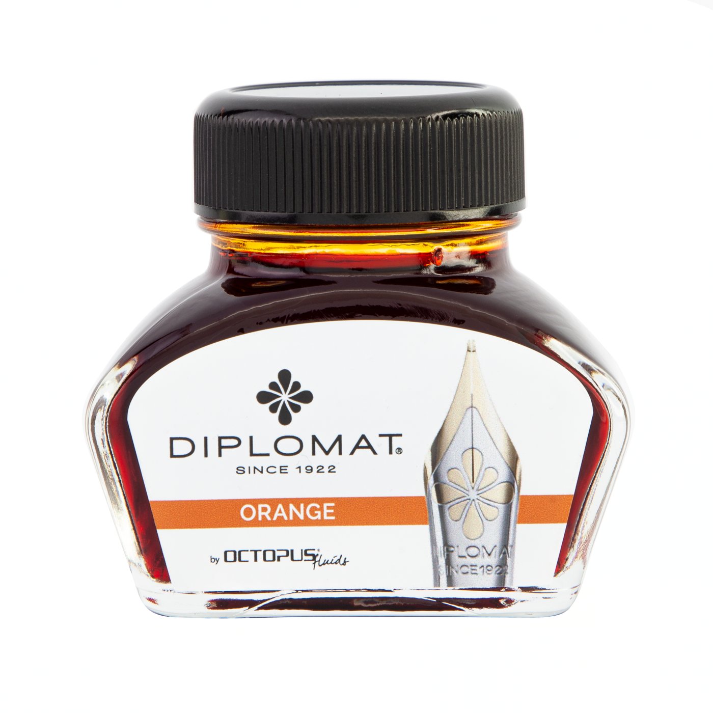 Diplomat ink using traditional methods of craftsmanship. Currently there are 17 colors to choose from the ink are considered mostly water resistant and flows smooth. this is a great ink for most of your writing adventures.