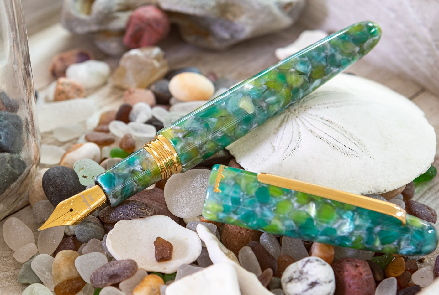 European-made inks have been tested for quality and flow, so they’ll perform in all your favorite pen and paper combinations. Whether you are looking for shade or shimmer, our first nine colors have a little bit of something for everyone