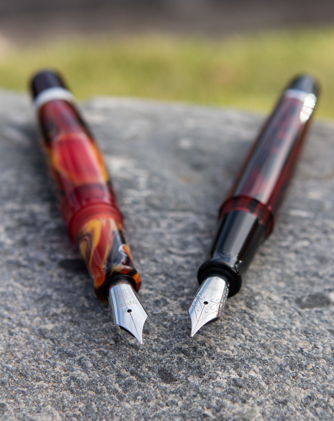 Opus 88 luxury Pens these are Eye dropper filled pens that operate with a shut off valve. check out our whole Line of Pens at Vanness1938.com
