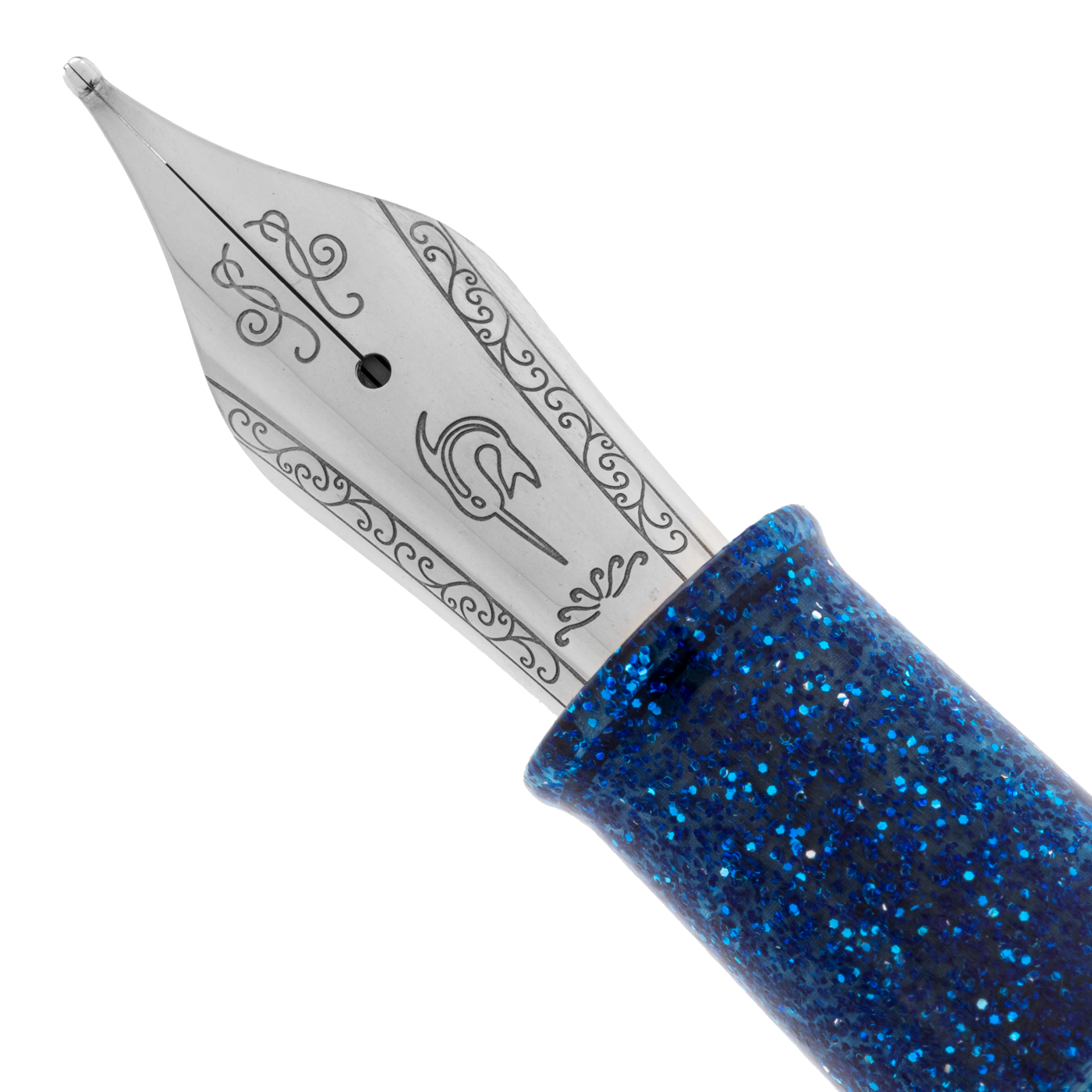 Dive into a new type of writing experience with a unique and eye catching Narwhal Pen. These high quality pens are made from metal and acrylics, with steel and gold nibs.