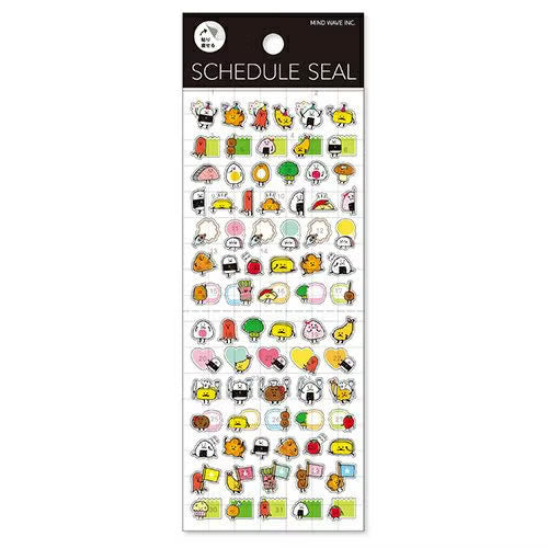 Mind Wave Stickers - Schedule Stickers Food