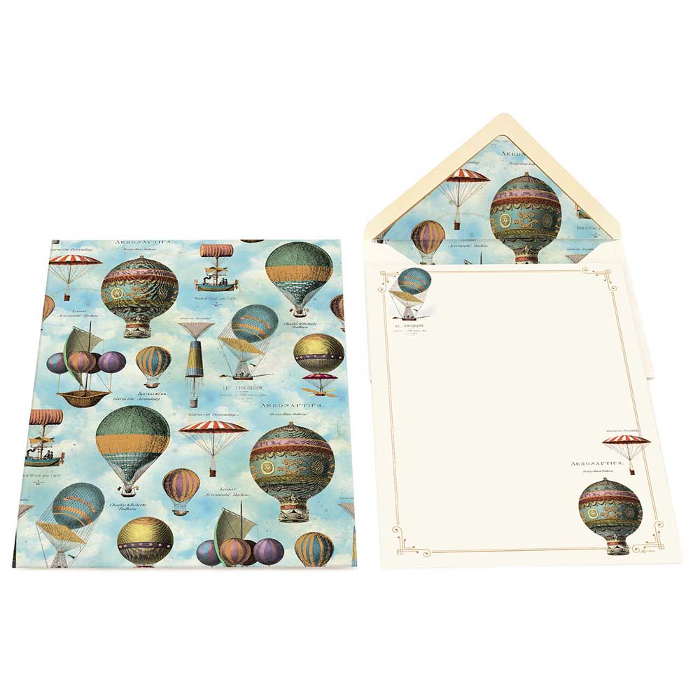 San Lorenzo Writing Sheet Portfolio - Air Balloons