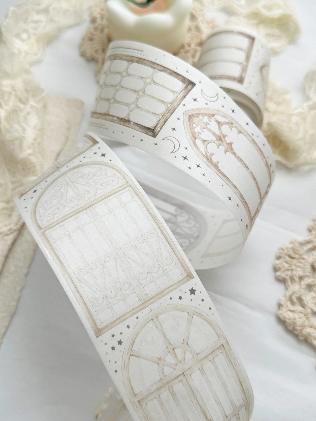 Leelajournals - Whimsical Windows Pet Tape ( Pre Cut)