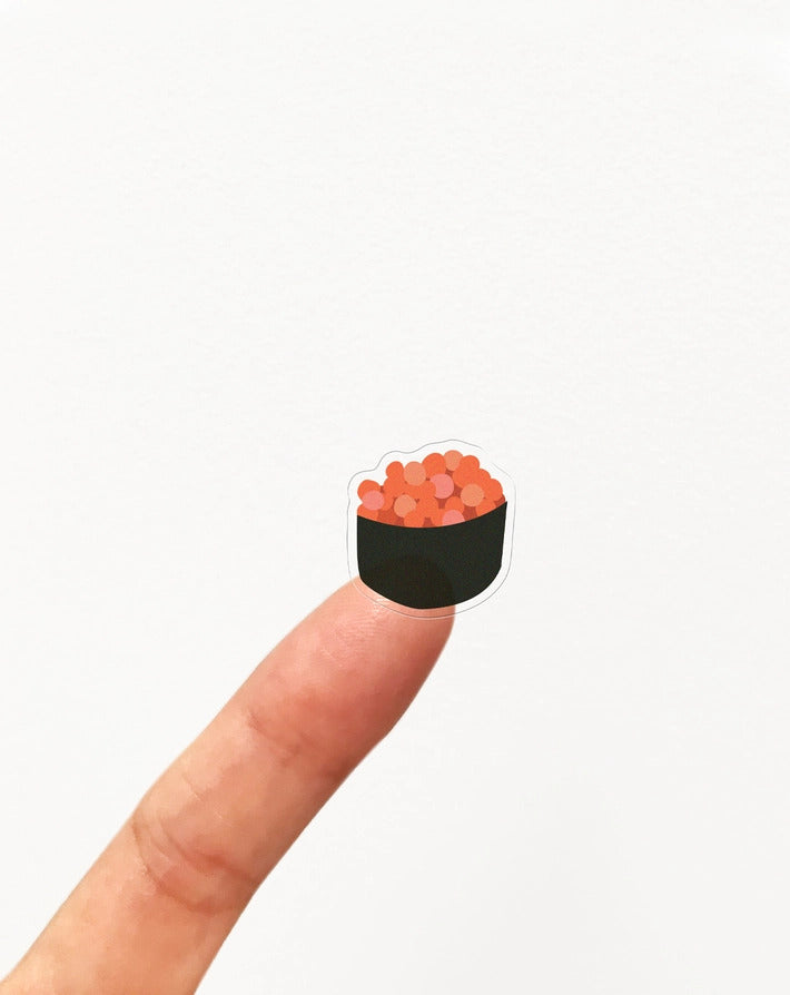 Girl of All Work - Bells & Whistles Stickers Clear Backed - Sushi