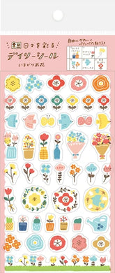 Furukawa - Shiko Flower Planner Stickers Watashi-Biyori