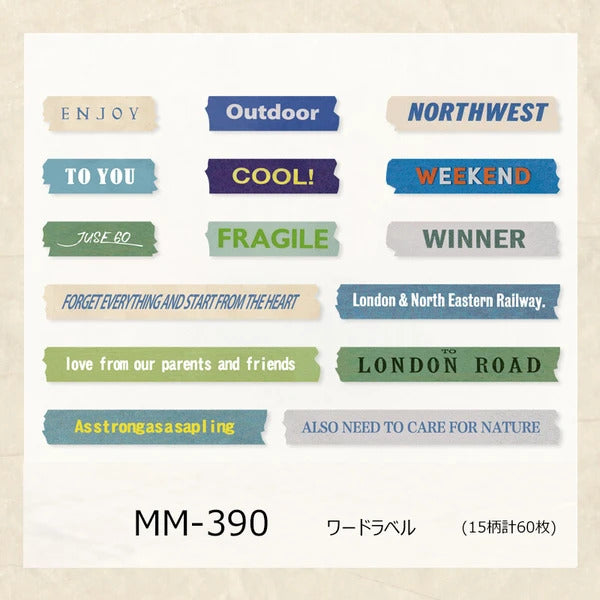 MOKING - Retro Creed Quote Stickers