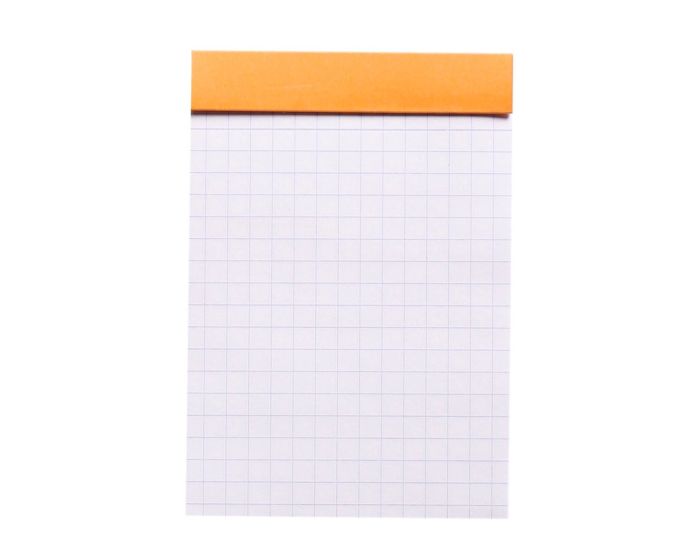 Rhodia #11 Classic Staplebound Notepad - Orange