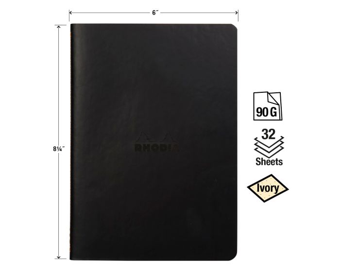 Rhodia Sewn Spine Rhodiarama A5 Notebook - Dot Grid