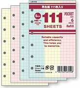 Raymay Fujii Decona Pocket Size Refill - 5mm Grid