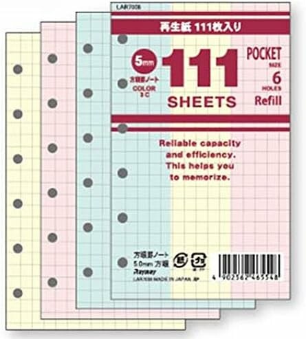 Raymay Fujii Decona Pocket Size Refill - 5mm Grid