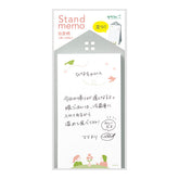 Midori Stand Memo Pad- Vertical Pattern - Message
