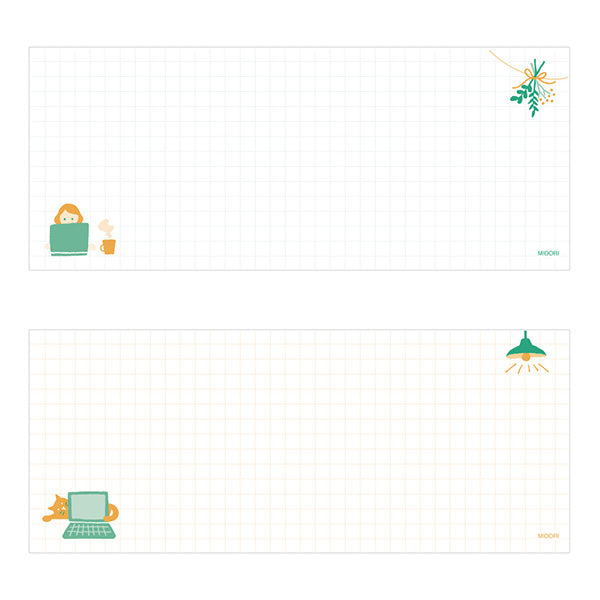 Midori Stand Memo Pad- Horizontal Stand