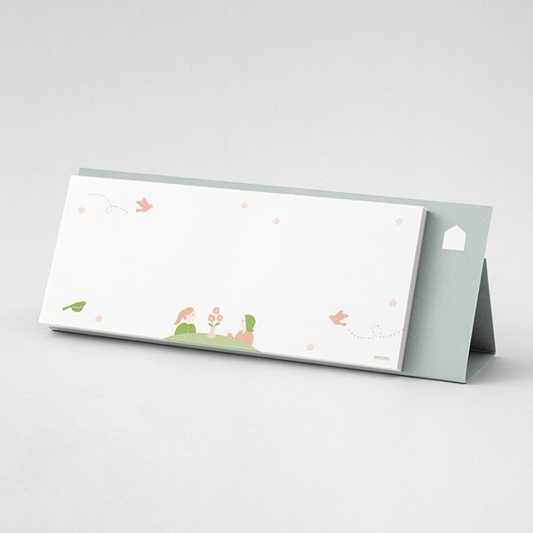 Midori Stand Memo Pad- Horizontal Stand - Message