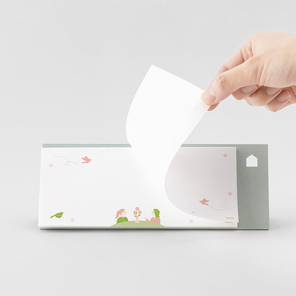 Midori Stand Memo Pad- Horizontal Stand - Message