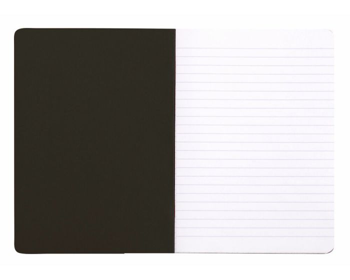 Rhodia Classic Side Staplebound Notebook 6 x 8 1/4- Black, Lined