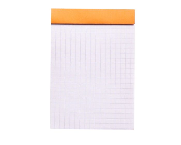 Rhodia #12 Classic Staplebound Notepad - Orange
