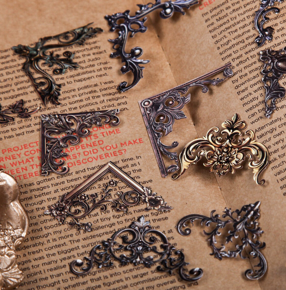 Retro Story - Baroque Corner Stickers