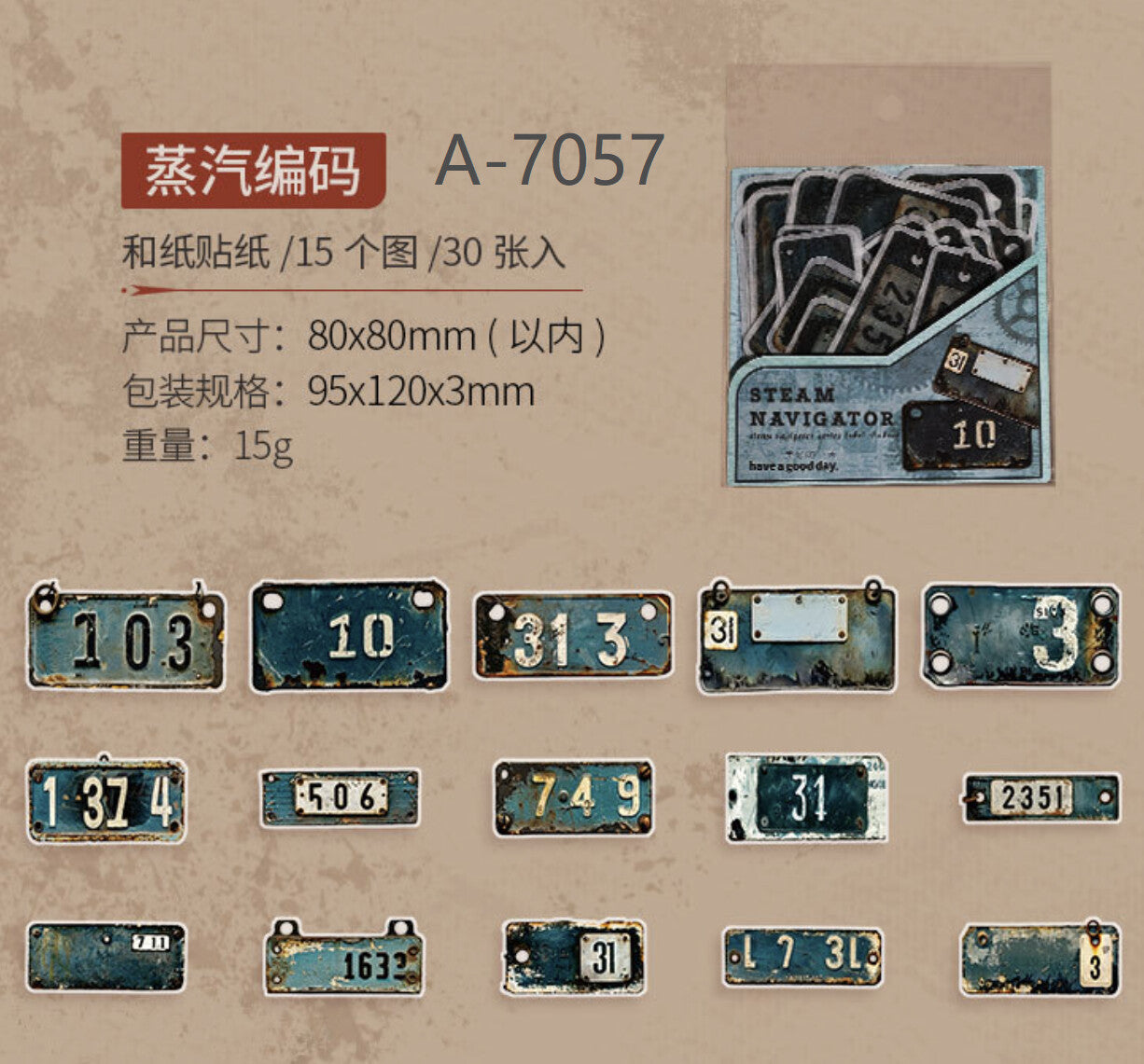 have a good day - Steam Navigator Series Label Stickers