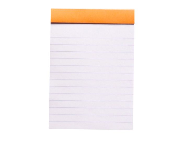 Rhodia #12 Classic Staplebound Notepad - Orange