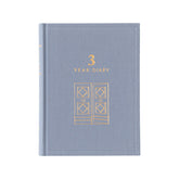 Midori 3 Years Diary Gate Mini Blue Purple