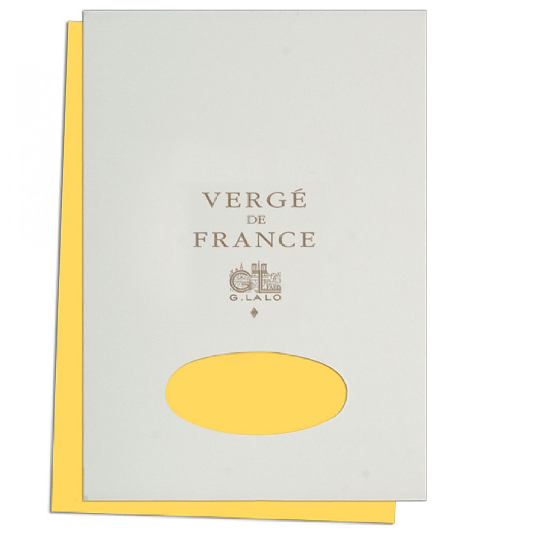 G. Lalo Verge de France 8.25" x 11.75" Large Pad - Yellow