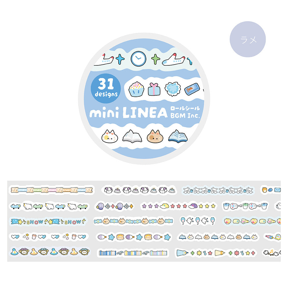 BGM - Sticker Roll - Linea Pale Blue
