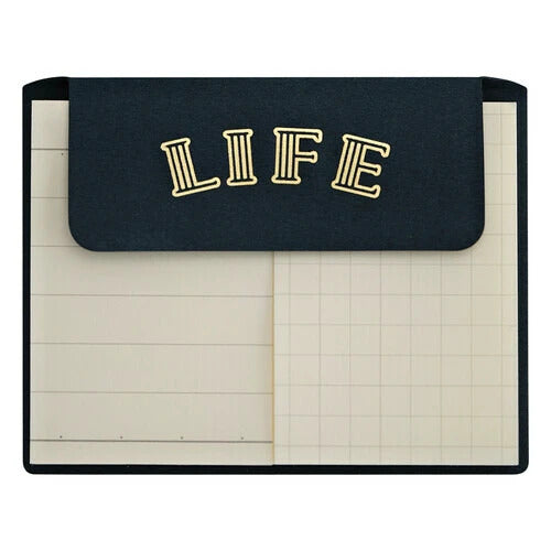 Life Stationery Sticky Notes With Cover - Black