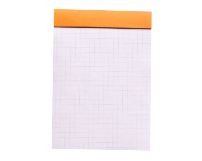 Rhodia #13 Classic Staplebound Notepad - Orange
