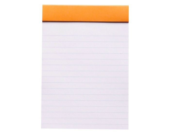 Rhodia #13 Classic Staplebound Notepad - Orange