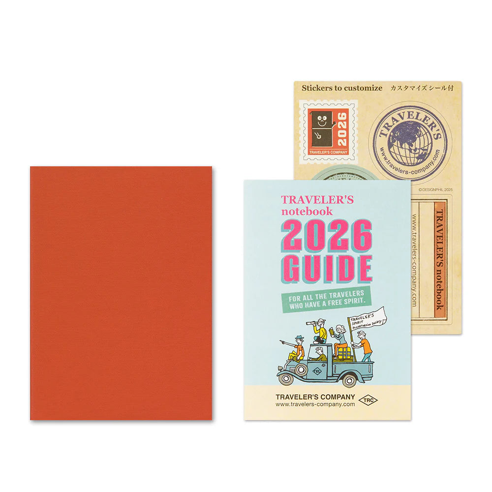 TRAVELER'S COMPANY Passport Size Diary 2026 - Monthly