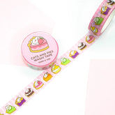 Robot Dance Battle - Cats & Pies Washi Tape