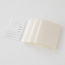 Midori MD A6 Notebook Light- Blank - 3 pack