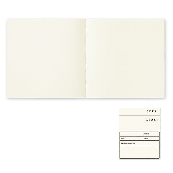 Midori MD A5 Square Notebook- Thick Blank