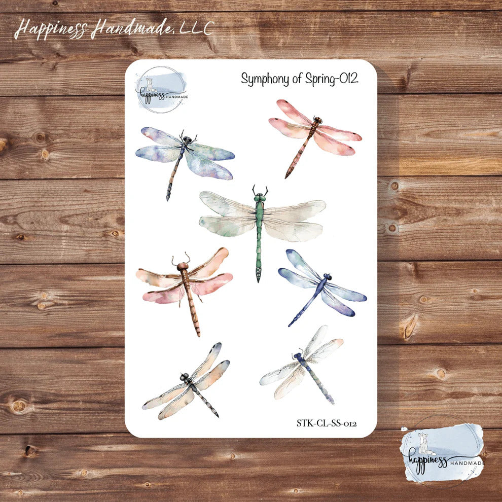 Happiness Handmade - Symphony of Spring Sticker Sheet