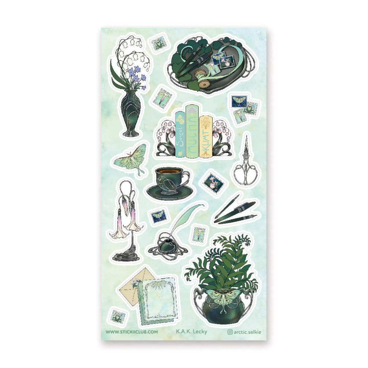 STICKII Sticker Sheet - Washi Desk Decor