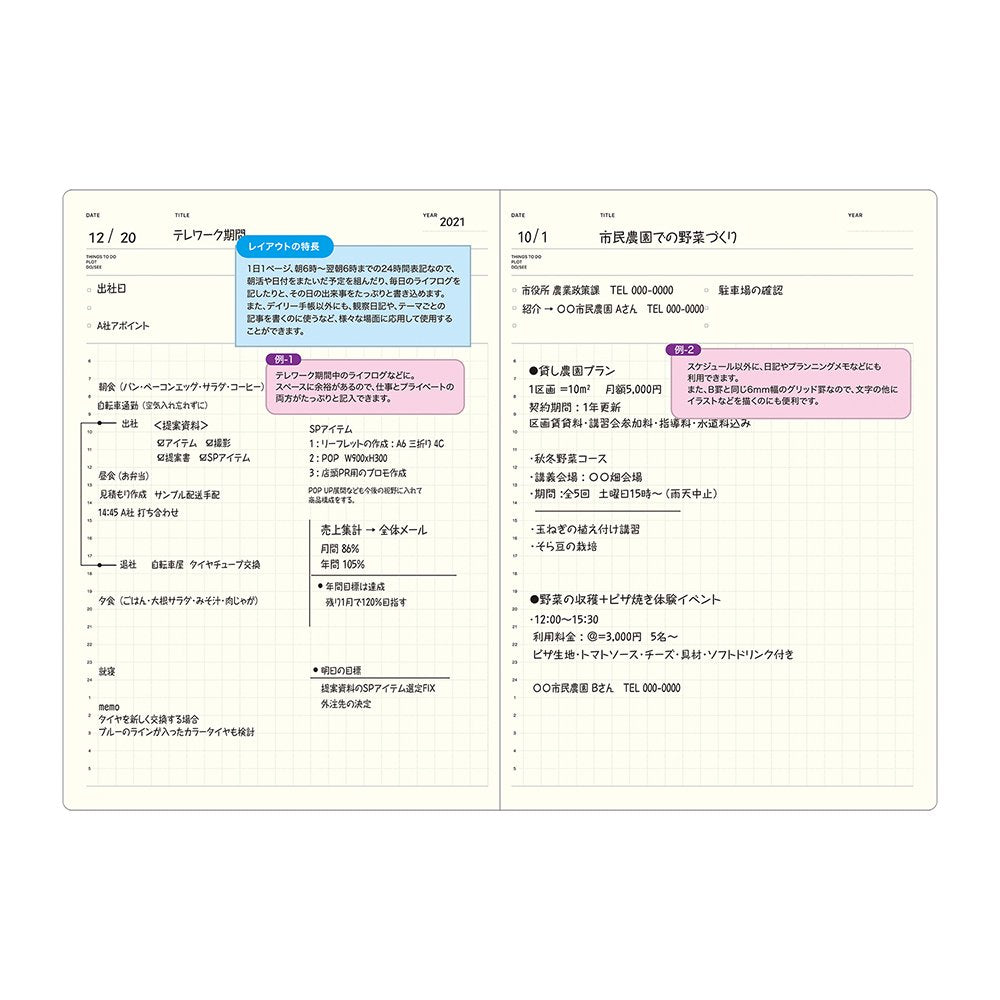 Laconic style Notebook A5 -Daily