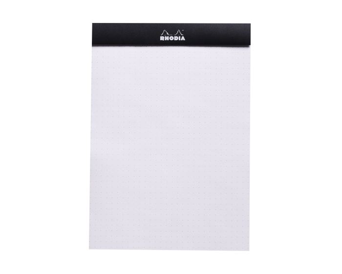 Rhodia #16 Classic Staplebound Notepad - Black