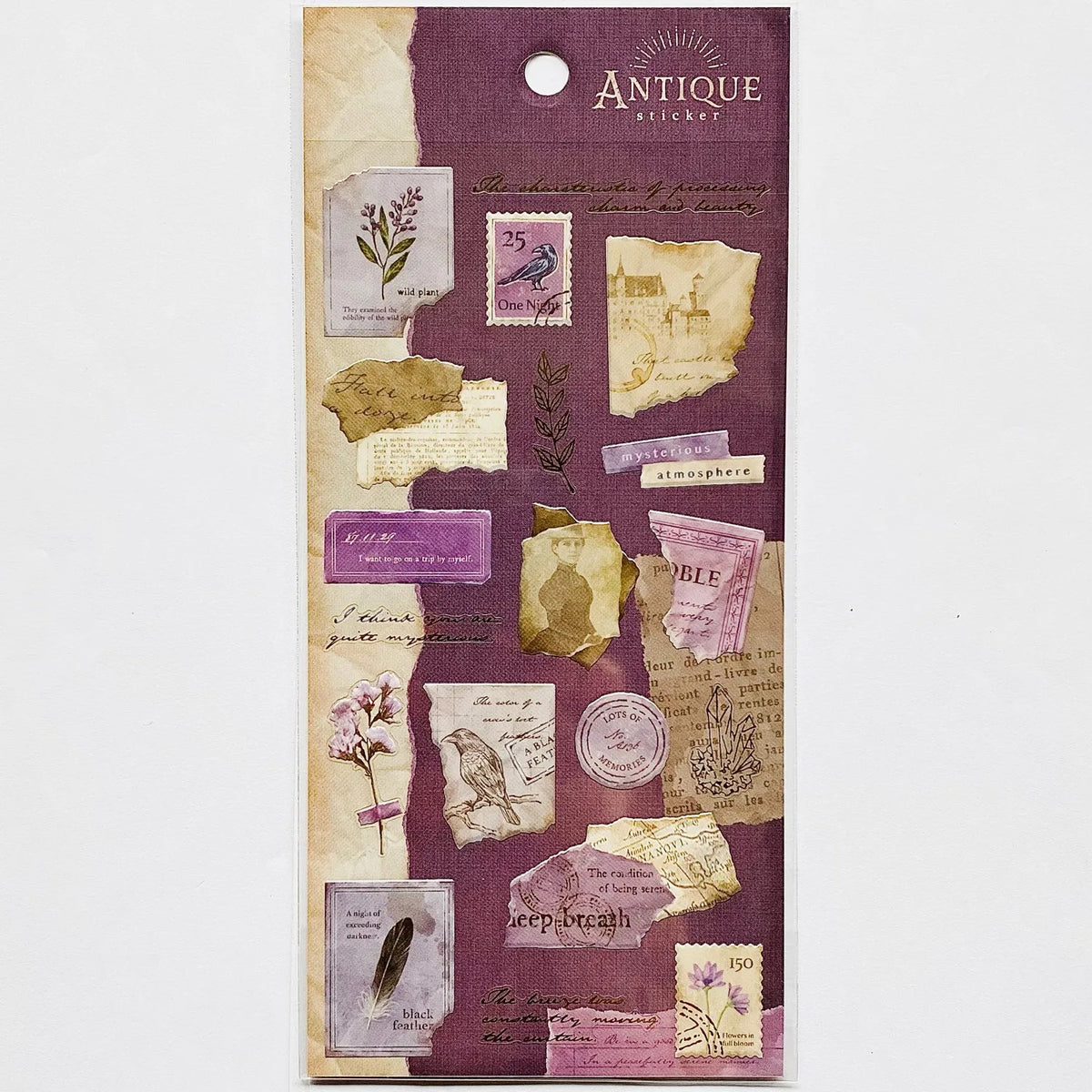 Mind Wave Stickers - Antique Violet Stickers