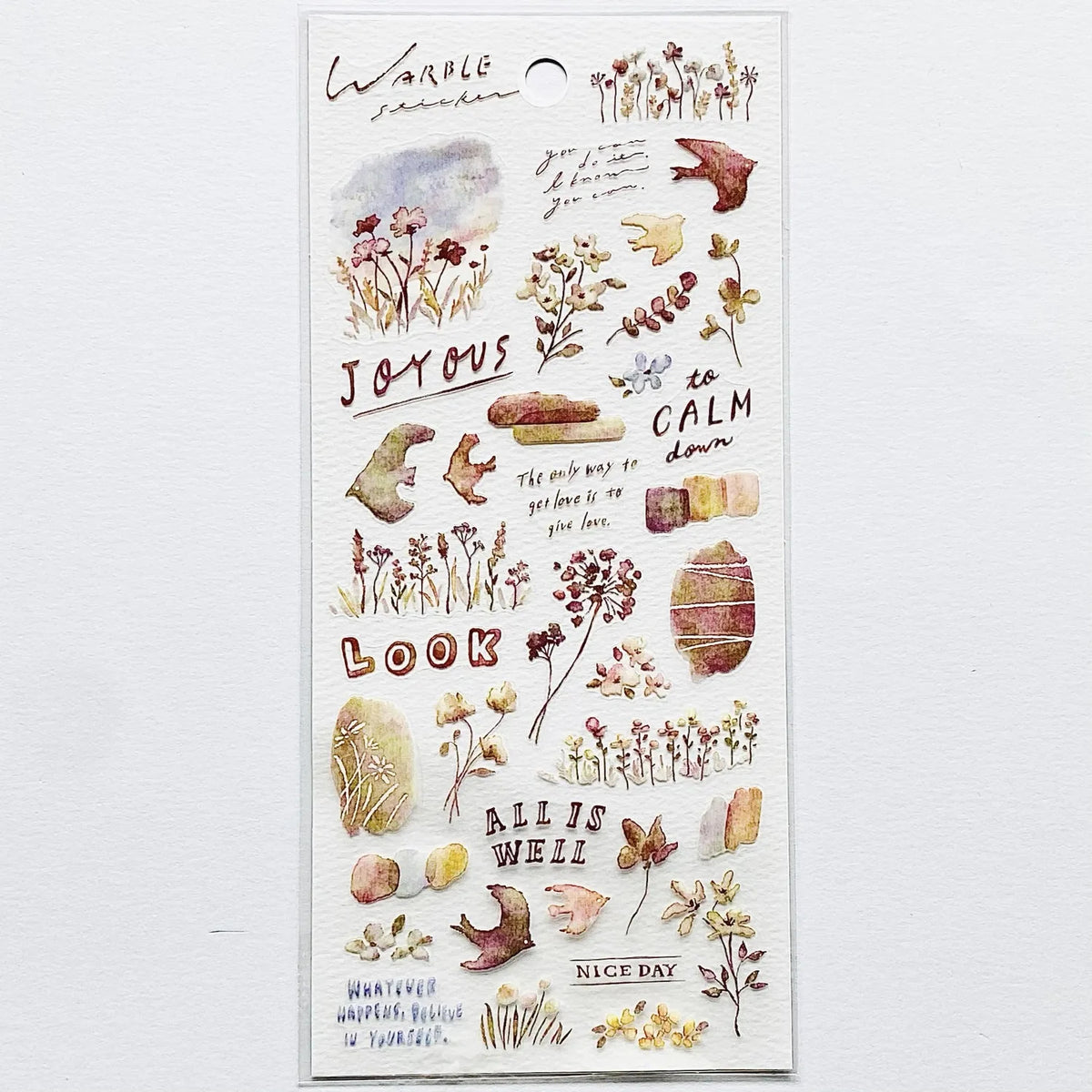 Mind Wave Stickers - Brown Wobble Stickers