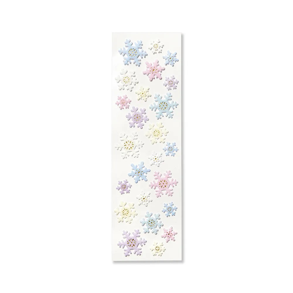G.C. PRESS - Brushed Snowflake Sticker