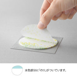 Midori Sticky Note Transparency - Flower Garden