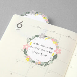 Midori Sticky Note Die cutting - Wreath