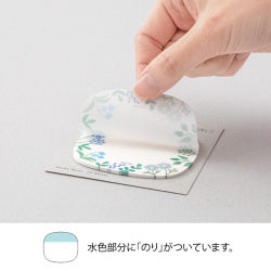 Midori Sticky Note Transparency - Wild Flowers