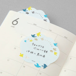 Midori Sticky Note Die-Cuttting - Birds