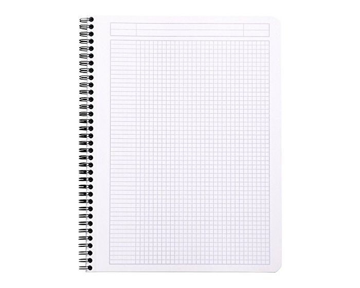 Rhodia Classic Side Wirebound Notebook  9 x 11 ¾- Orange, Graph