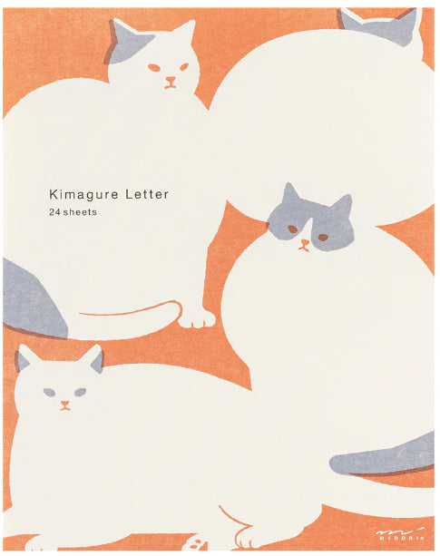 Midori Kimagure Cat Letter Pad