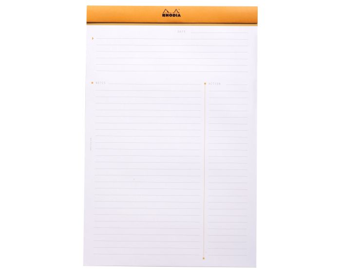Rhodia #19 Classic Staplebound Notebook - Black