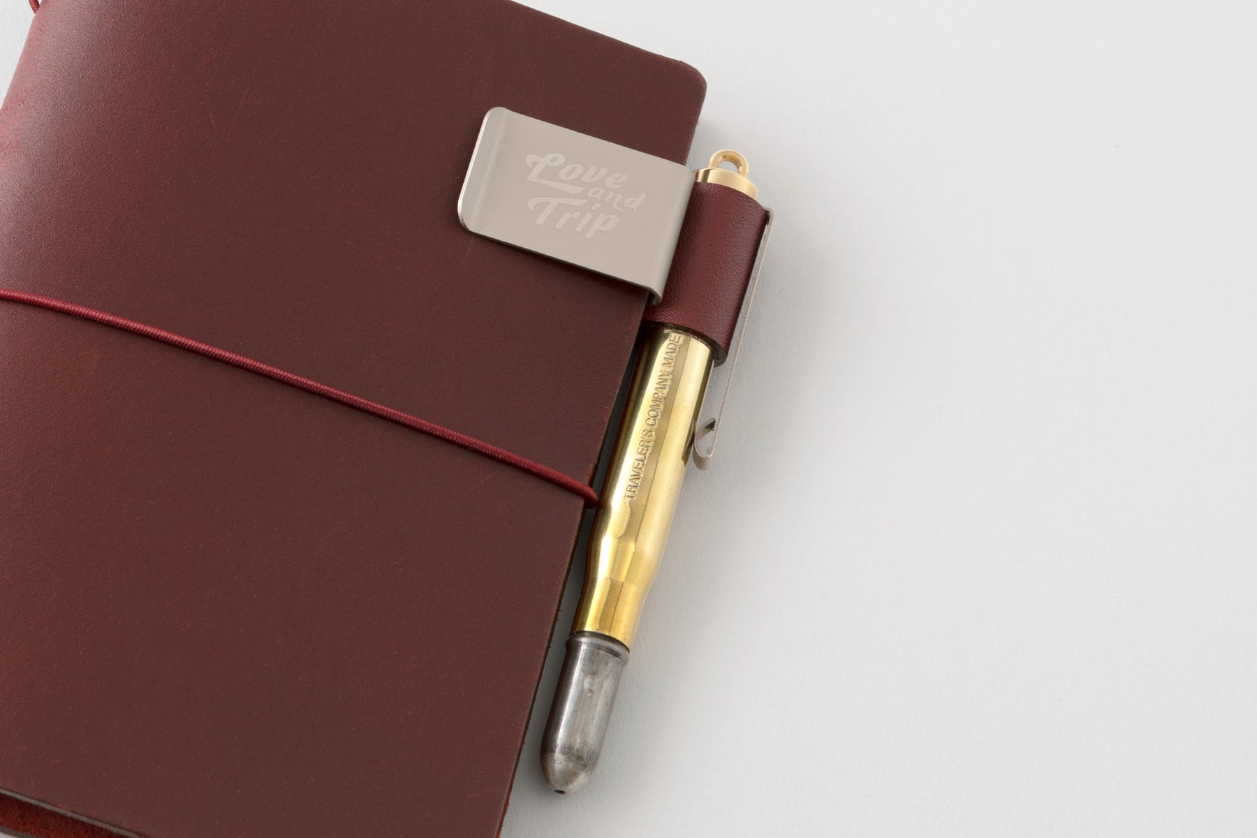 TRAVELER'S COMPANY Notebook Pen Holder - Love And Trip