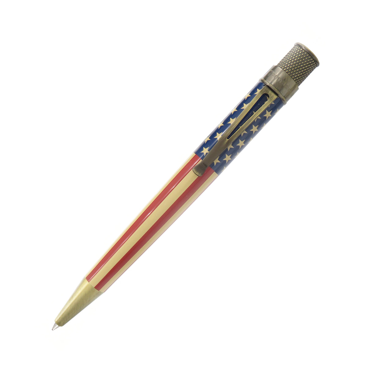 Retro 1951 "Vintage Metalsmith" Tribute 250 Flag Rollerball